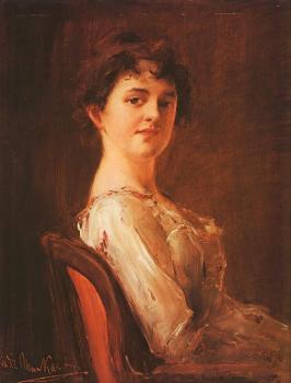 米哈伊 穆卡西斯 Portrait of a Woman